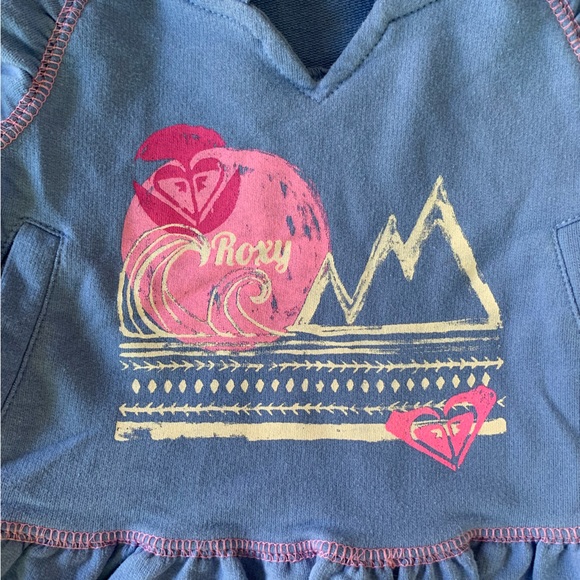 ROXY GIRL- EUC 18M hoodie sweatshirt and leggings 2 piece set - periwinkle blue - Picture 5 of 11